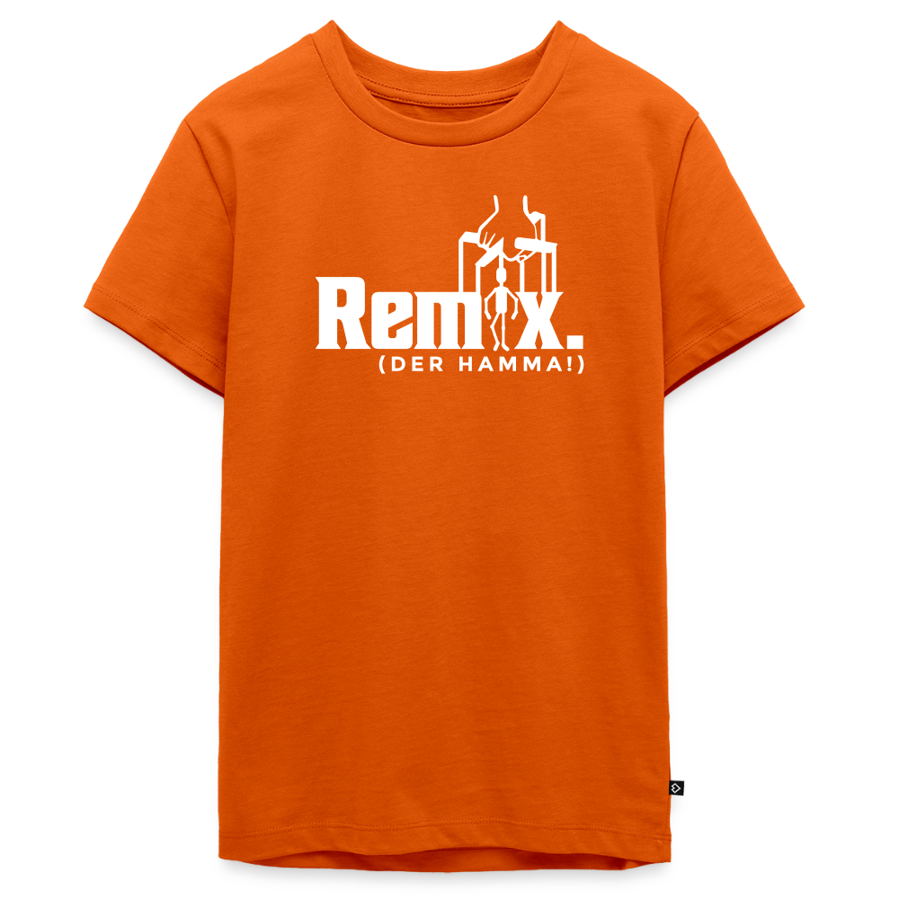 Remix. - Teenager Premium T-Shirt - Orange 