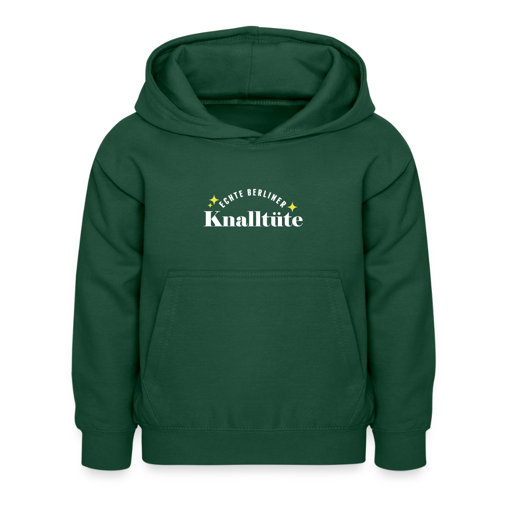 Echte Berliner Knalltüte - Kinder Hoodie - Flaschengrün