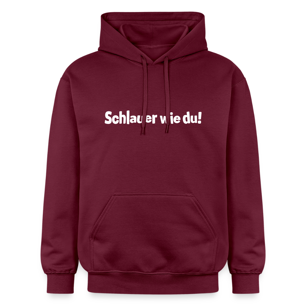 Schlauer wie du! - Hoodie - Maroon