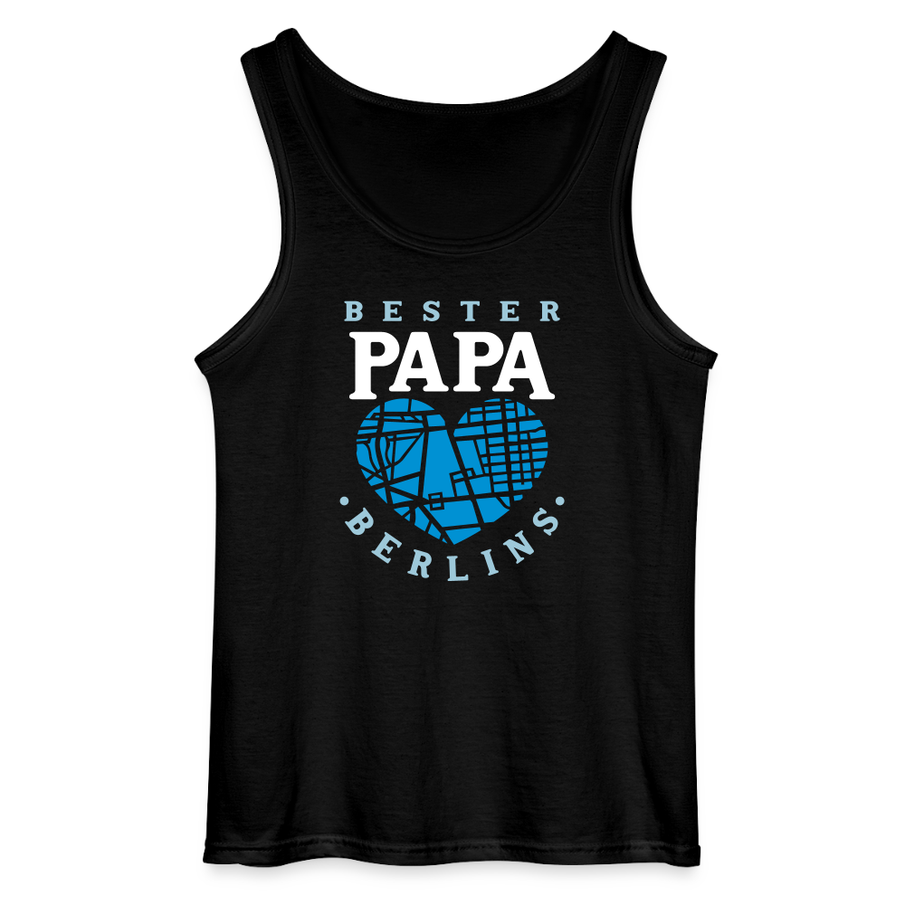 Bester Papa - Männer Tank Top - Schwarz