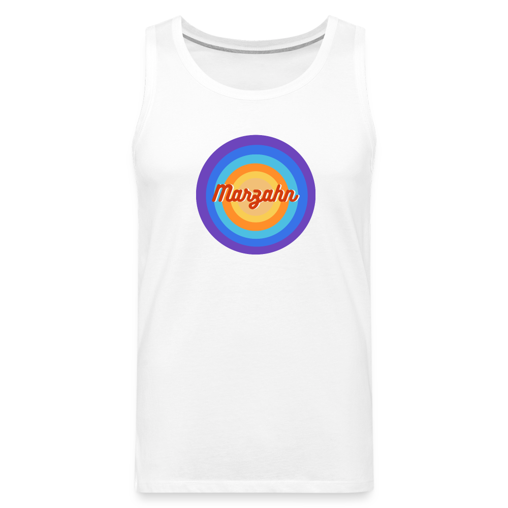 Marzahn Retro - Männer Premium Tank Top - Weiß