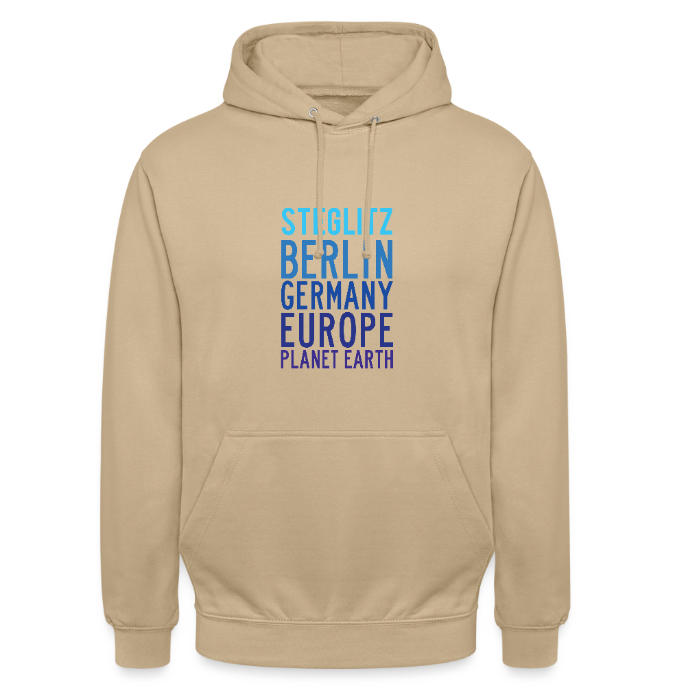 Steglitz Planet Earth - Unisex Hoodie - Beige