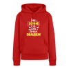 Lass Sonne rin, dit Jraue draußen! - Frauen Premium Hoodie - Rot