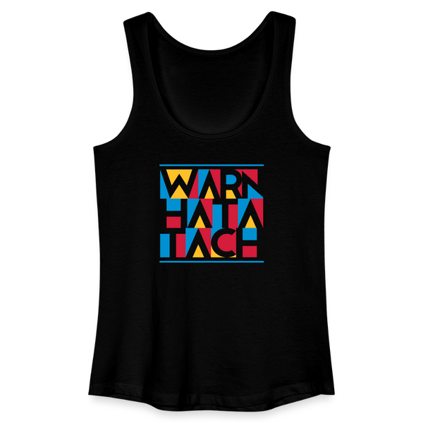 Warn Hata Tach - Frauen Bio Tank Top - Schwarz