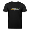 Leben, keen Biergarten! - Unisex Bio T-Shirt - Schwarz