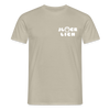 Jlücklich - Männer Premium T-Shirt - Sandbeige