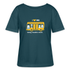 I love BVG - Relaxed Rundhals Frauen Bio-T-Shirt - Dunkles Petrol
