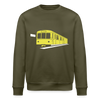 Die U-Bahn kommt - Unisex Bio Sweatshirt - Khaki