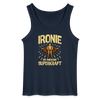 Ironie is meene Superkraft! - Männer Tank Top - Navy