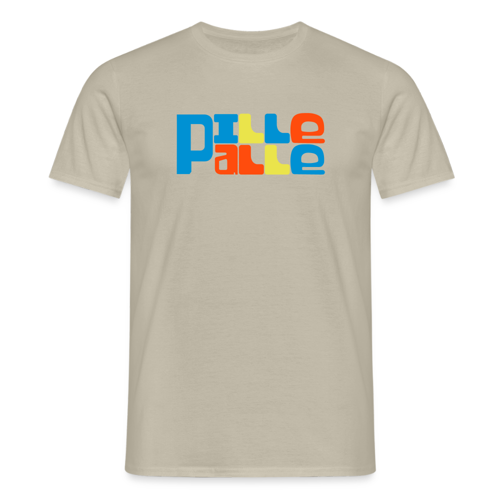 Pillepalle - Männer Premium T-Shirt - Sandbeige