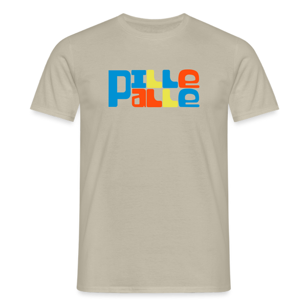 Pillepalle - Männer Premium T-Shirt - Sandbeige