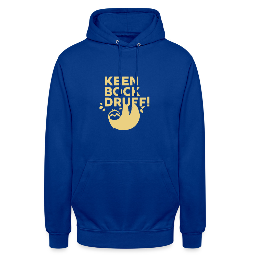 Keen Bock druff! - Unisex Hoodie - Royalblau