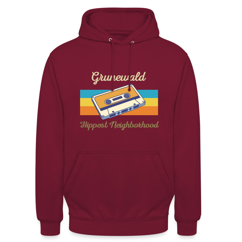 Grunewald Hippest Neighborhood - Unisex Hoodie - Bordeaux