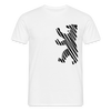 Berliner Bär im Netz - schwarz - Männer Premium T-Shirt - Weiß