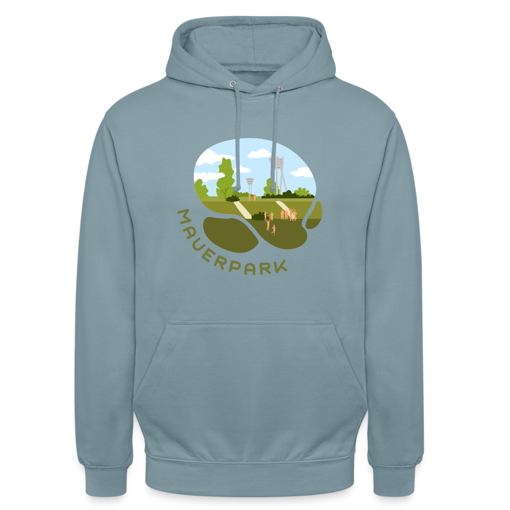 Mauerpark - Unisex Hoodie - Nebelblau