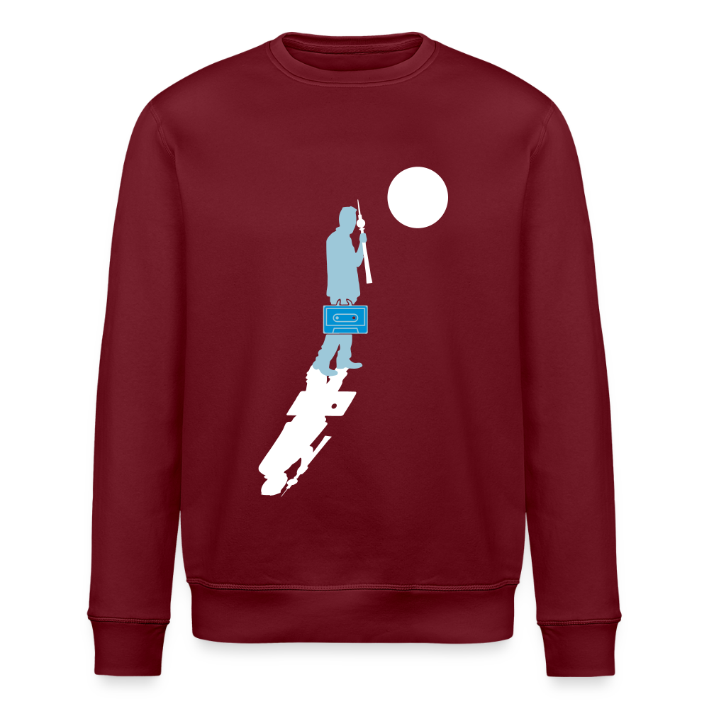 Unterwegs in Berlin - Unisex Bio Sweatshirt - Burgunderrot