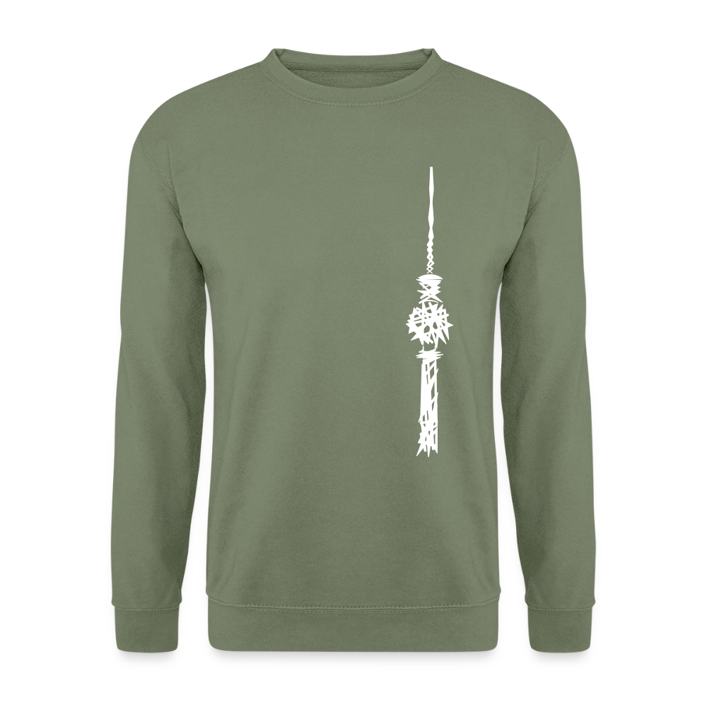 Fernsehturm Zick zack - Unisex Pullover - Armeegrün