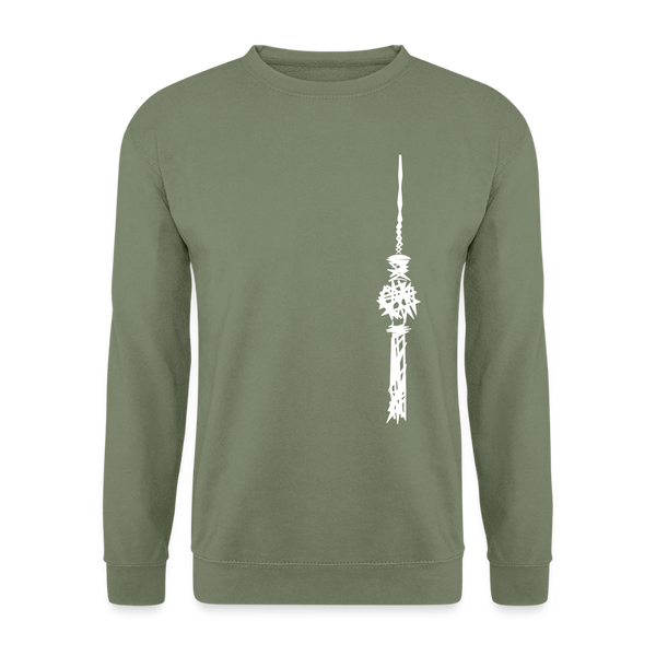 Fernsehturm Zick zack - Unisex Pullover - Armeegrün