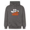 Sex, Drucks & Currywurst - Hoodie - Dunkelgrau