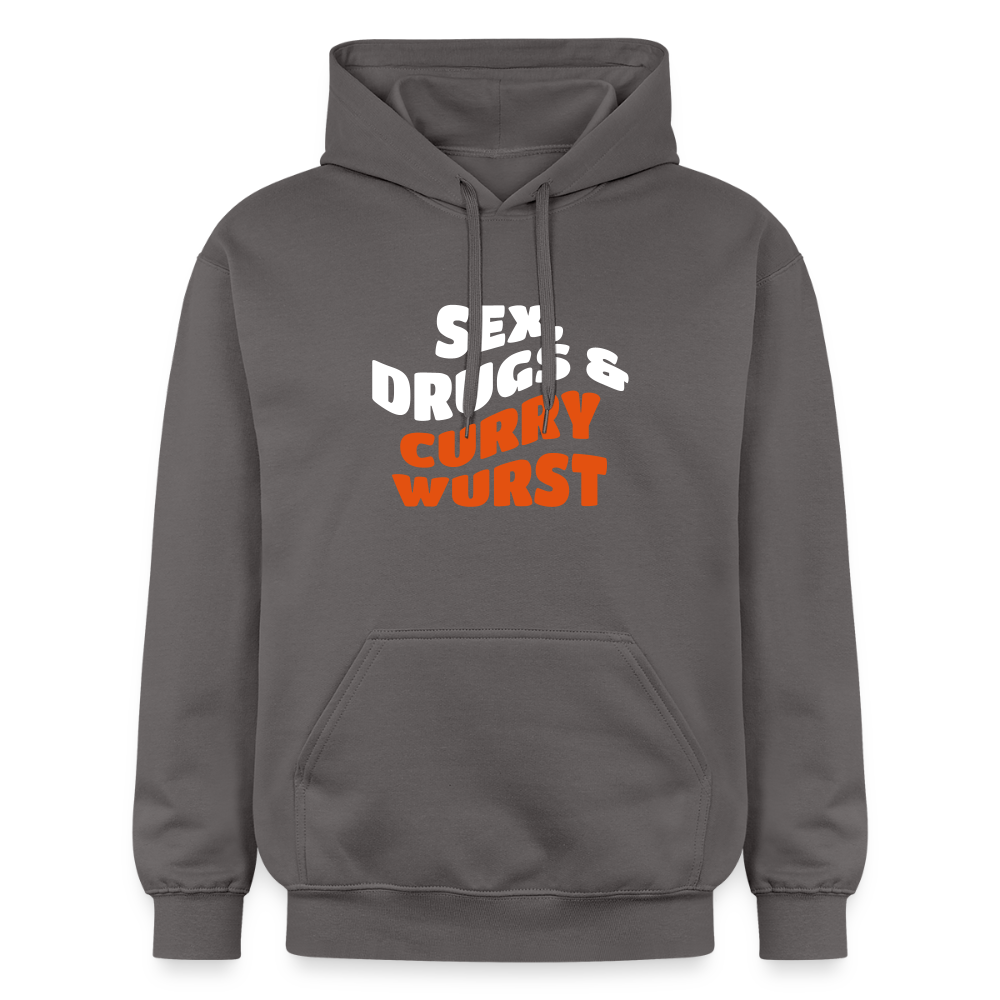 Sex, Drucks & Currywurst - Hoodie - Dunkelgrau