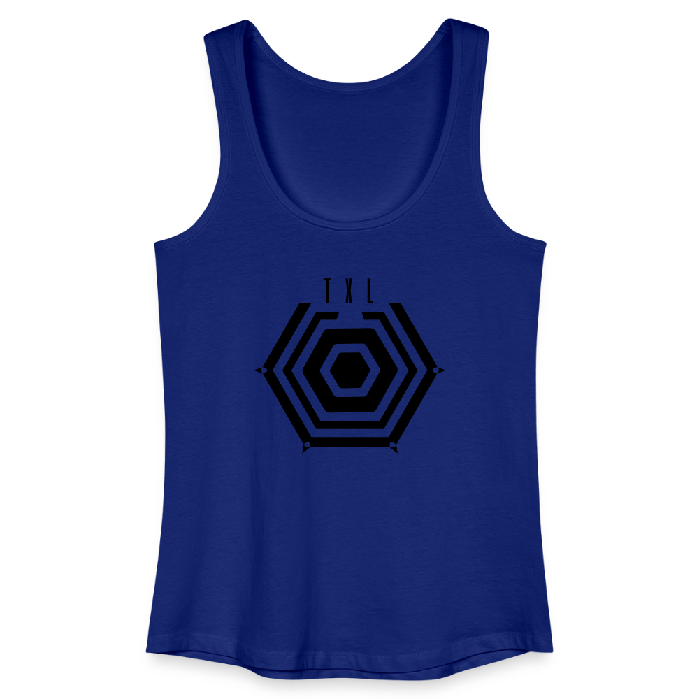 Tegel TXL Umrisse - Frauen Bio Tank Top - Königsblau