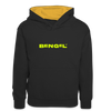 Bengel Berlin - Kinder Kontrast-Hoodie - Schwarz/Gold