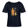 Is dit Bio? - Relaxed Rundhals Frauen Bio-T-Shirt - Navy