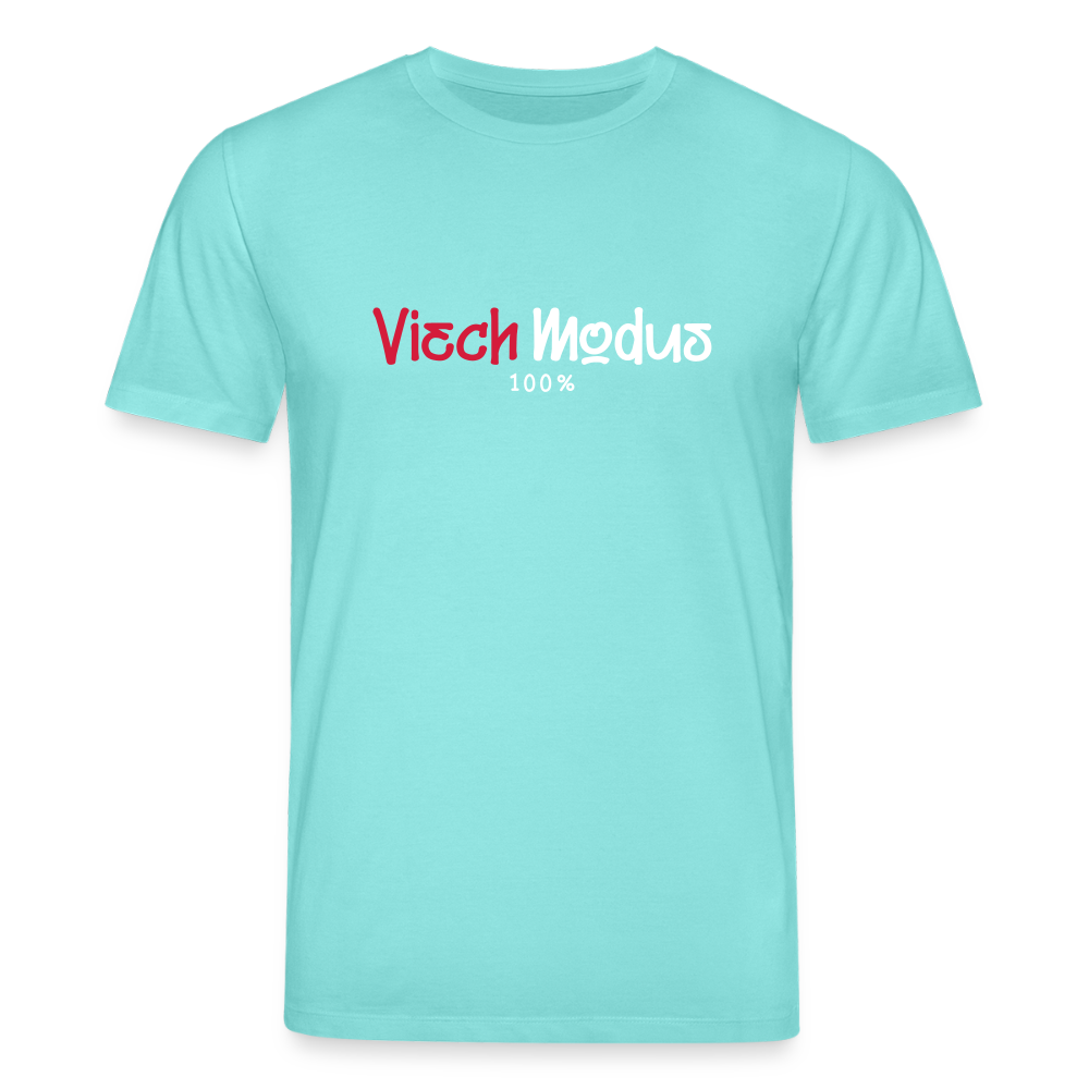 Viech Modus 100% - Unisex Bio T-Shirt - Poolblau
