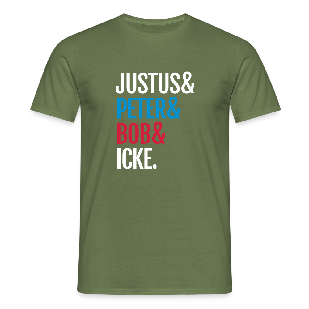 Justus & Peter & Bob & Icke - Männer Premium T-Shirt - Militärgrün