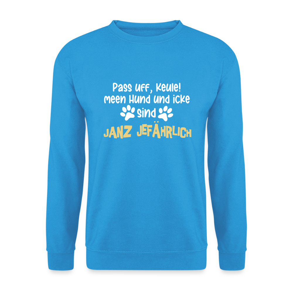 Janz Jefährlich - Unisex Pullover - Meeresblau