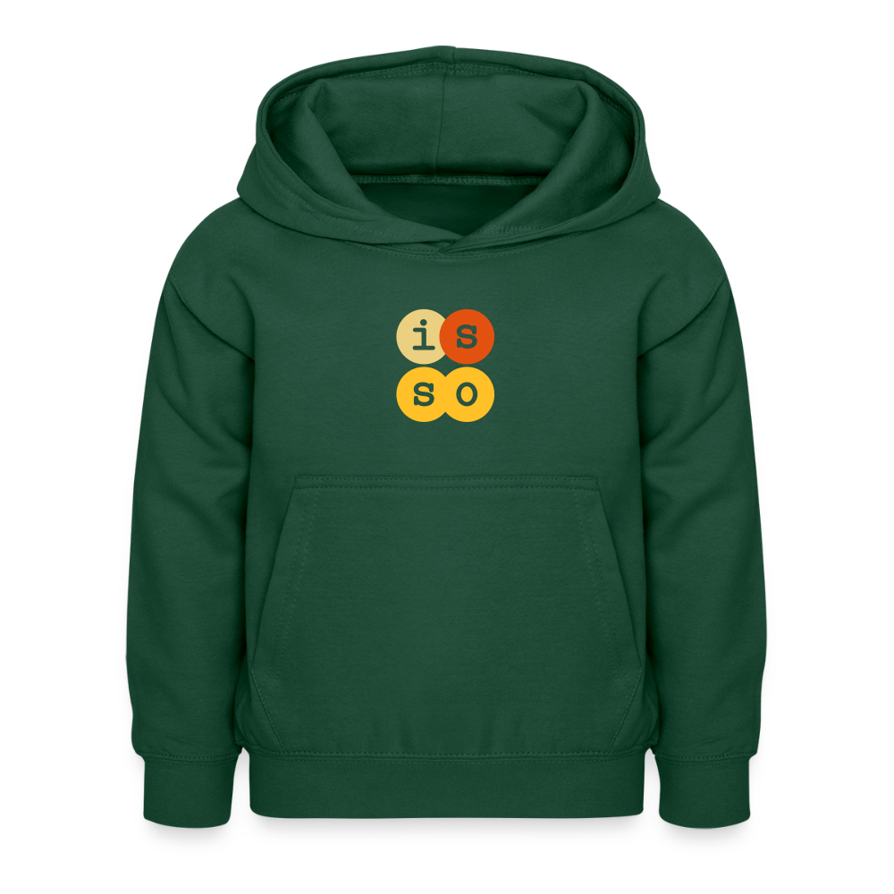 IsSo - Kinder Hoodie - Flaschengrün