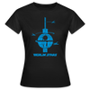Berlin Stars - blau - Frauen Premium T-Shirt - Schwarz
