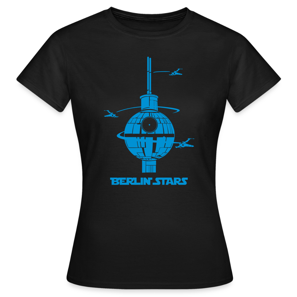 Berlin Stars - blau - Frauen Premium T-Shirt - Schwarz