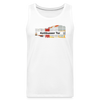 Kottbusser Tor - Männer Premium Tank Top - Weiß
