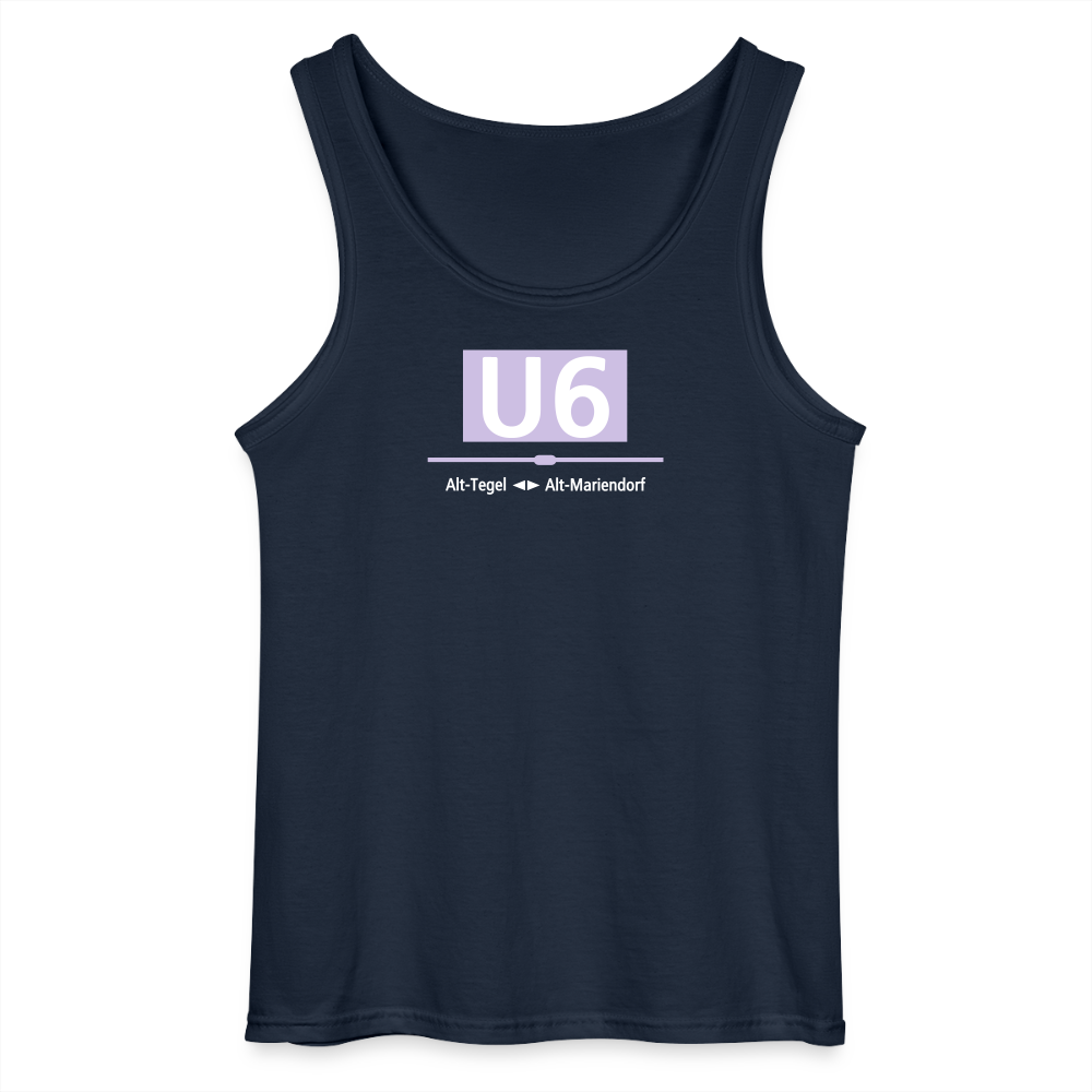 U6 - Männer Tank Top - Navy