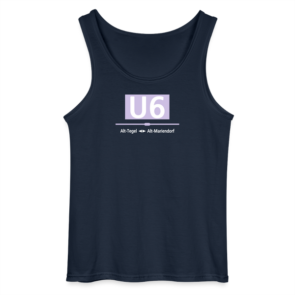 U6 - Männer Tank Top - Navy