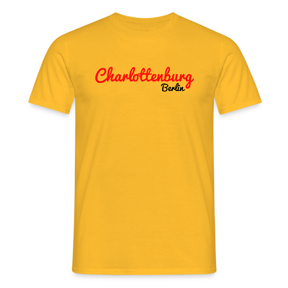 Charlottenburg Berlin - Männer Premium T-Shirt - Gelb