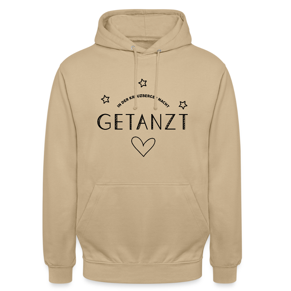 Getanzt in der Kreuzberger Nacht - Unisex Hoodie - Beige
