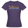 Bei Klugheitsschmerzen wär' ick unsterblich - Frauen Premium T-Shirt - Dunkellila