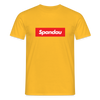 Spandau rot - Männer Premium T-Shirt - Gelb