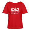 Wenn's Mama wees - Relaxed Rundhals Frauen Bio-T-Shirt - Rot