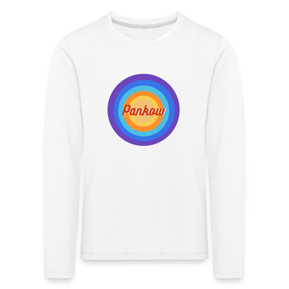 Pankow Retro - Kinder Langarmshirt - Weiß