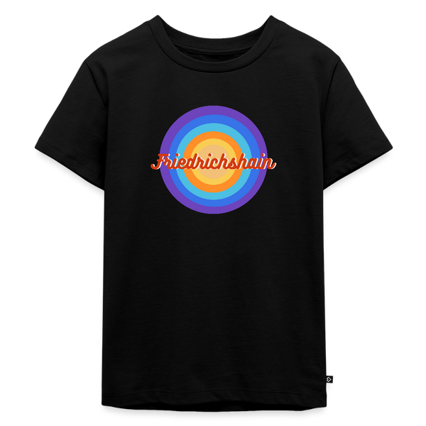 Friedrichshain Retro - Kinder Premium T-Shirt - Schwarz