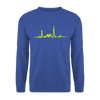 Herzschlag für Fahrradfahrer - Unisex Pullover - Royalblau