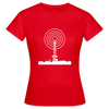 Funkturm im Fokus - Frauen Premium T-Shirt - Rot