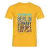 Tiergarten Planet Earth - Männer Premium T-Shirt - Gelb