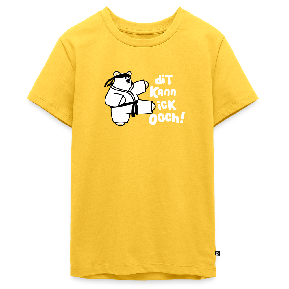Dit kann ick ooch! - Teenager Premium T-Shirt - Gelb