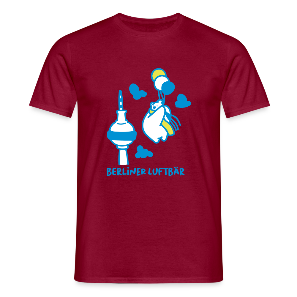 Berliner Luftbär - Männer Premium T-Shirt - Ziegelrot