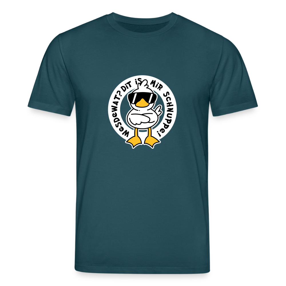 Wesdewat? - Unisex Bio T-Shirt - Dunkles Petrol