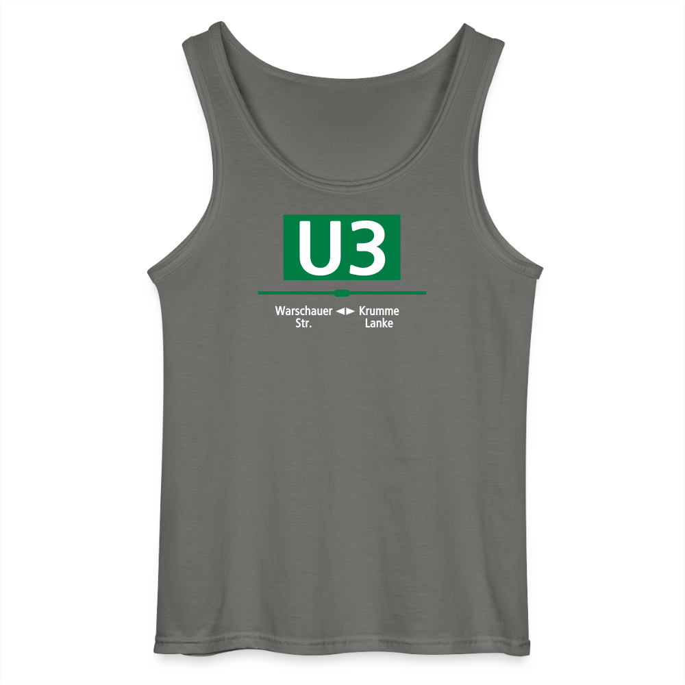 U3 - Männer Tank Top - Anthrazit